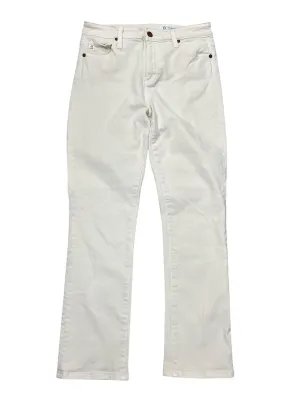Jeans Straight By Ag Jeans In White Denim. Size:6