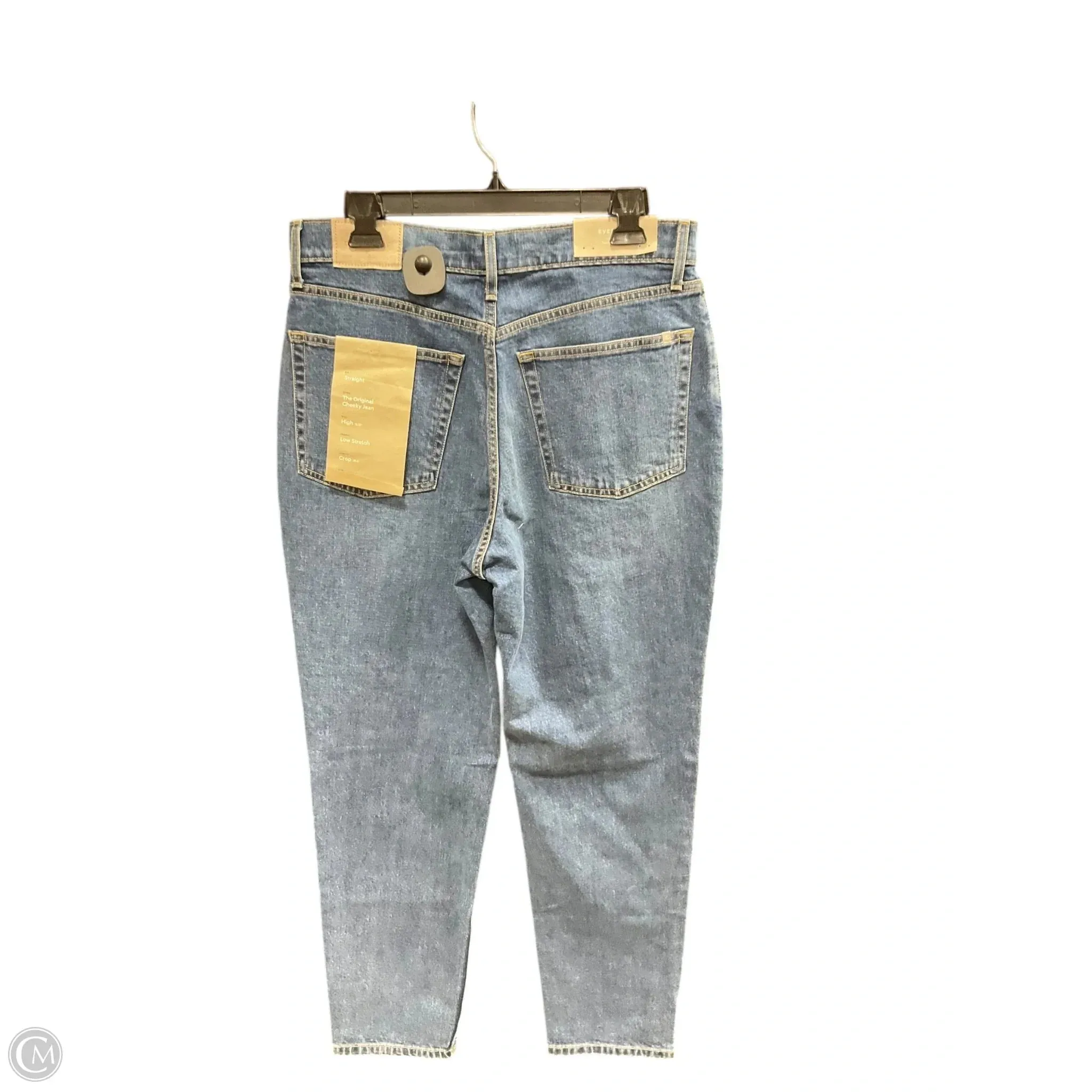 Jeans Straight By Everlane In Blue Denim. Size: 12