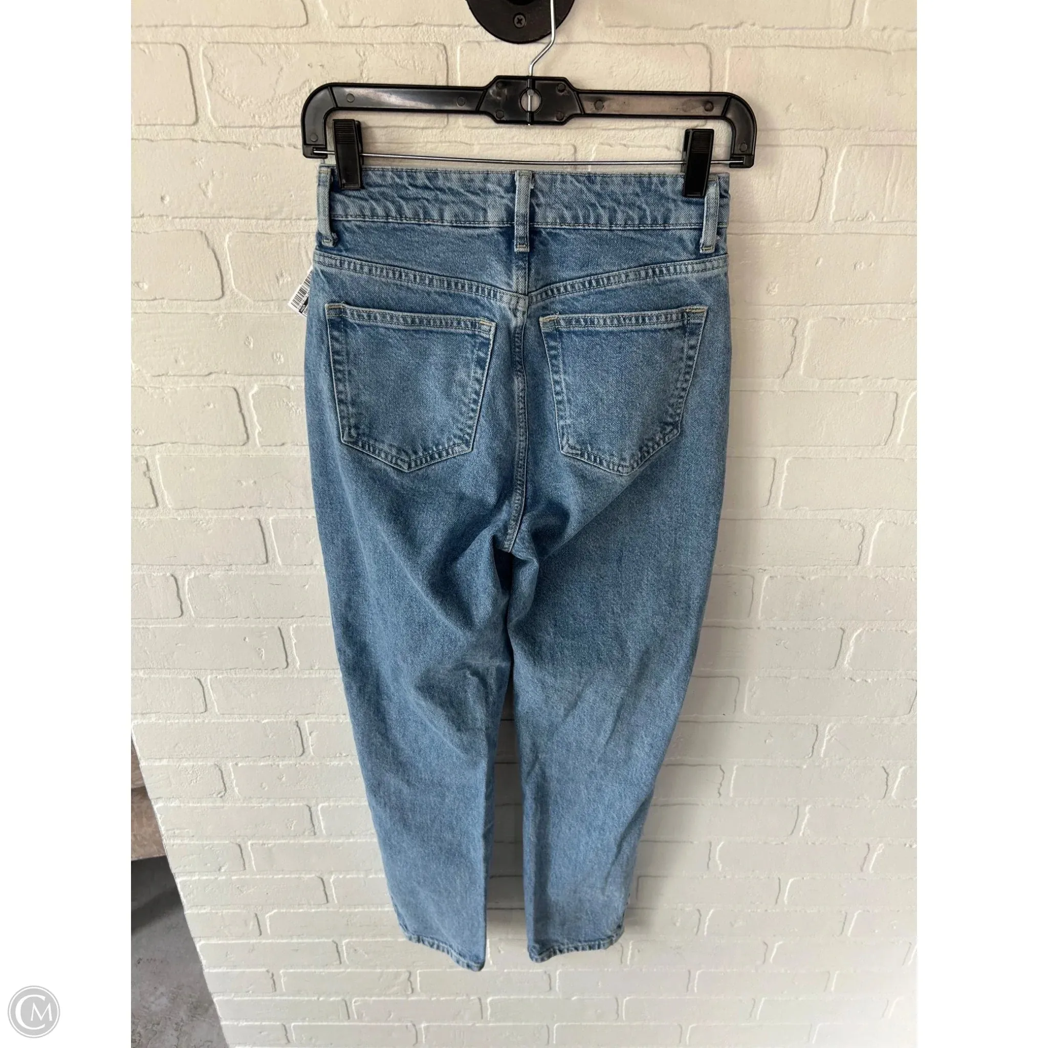 Jeans Straight By H&m In Blue Denim. Size: 2