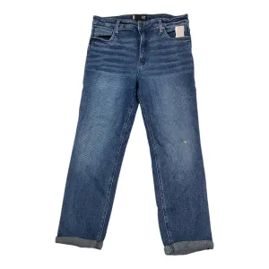 Jeans Straight By Kut In Blue Denim. Size:12