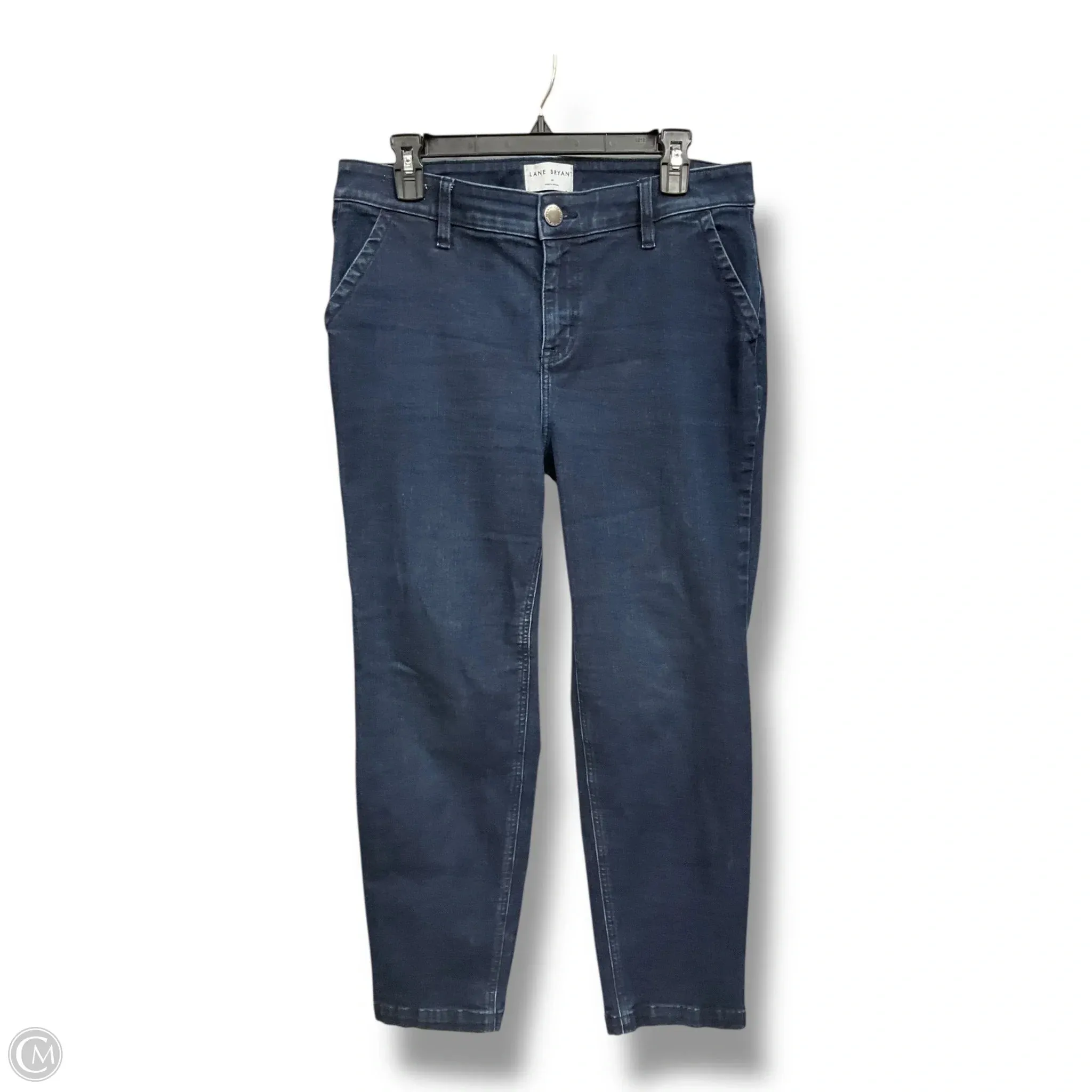 Jeans Straight By Lane Bryant In Blue Denim. Size: 14