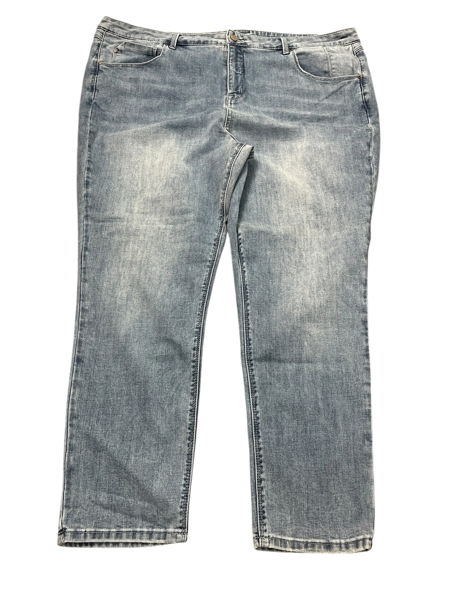 Jeans Straight By Laurie Felt In Blue Denim. Size:26