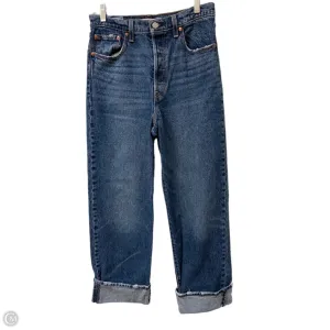 Jeans Straight By Levis In Blue Denim. Size: 6