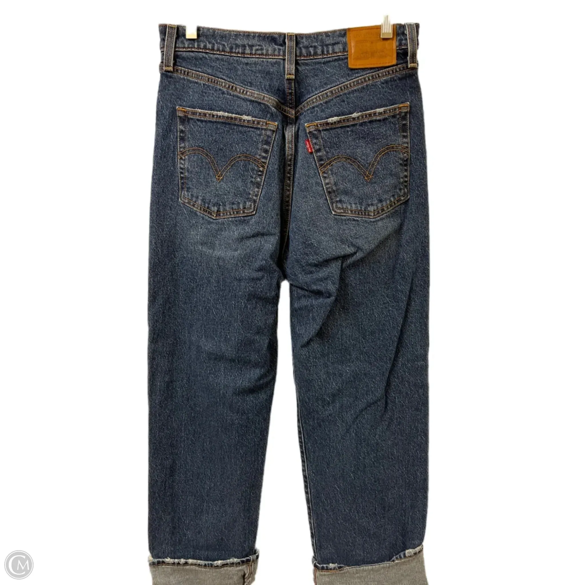 Jeans Straight By Levis In Blue Denim. Size: 6