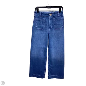 Jeans Wide Leg By Maeve In Blue Denim. Size: 4