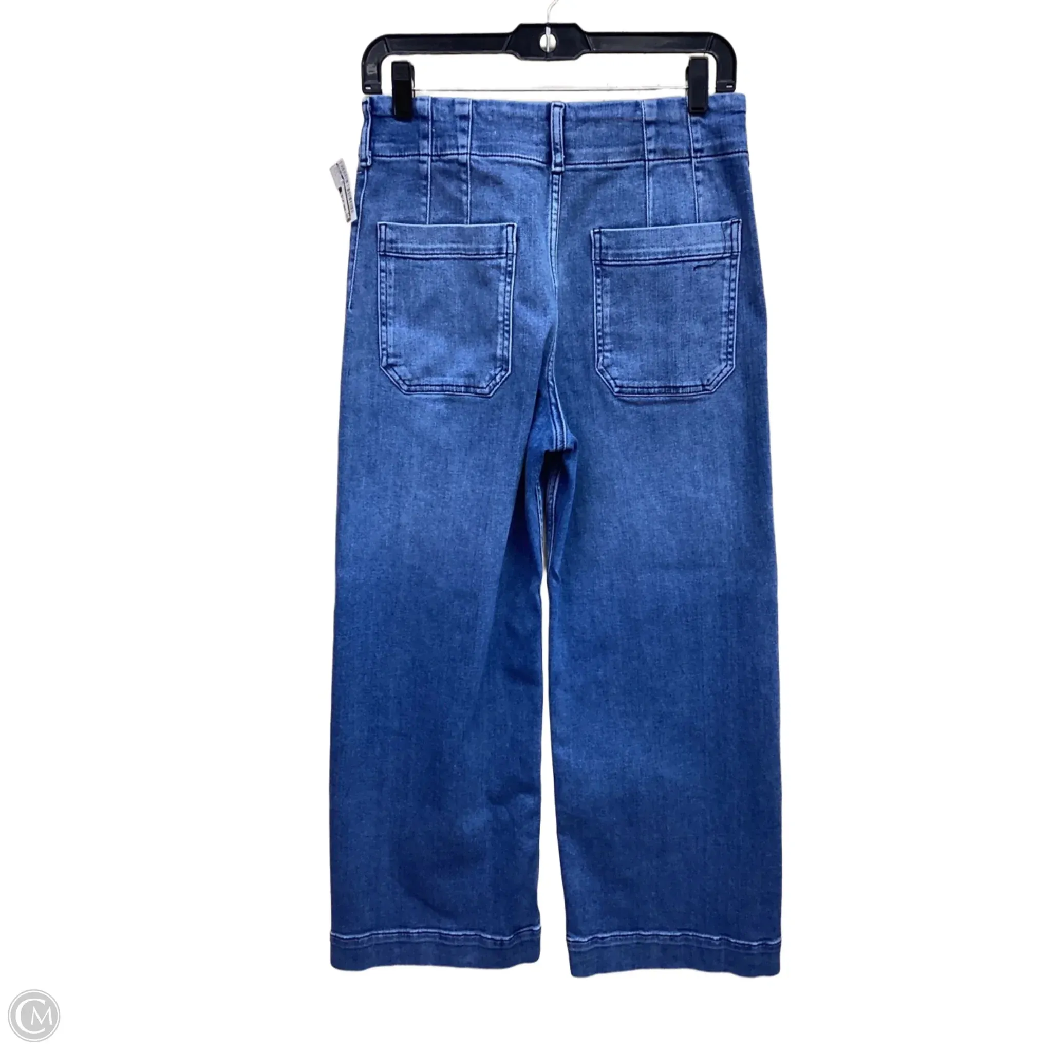 Jeans Wide Leg By Maeve In Blue Denim. Size: 4