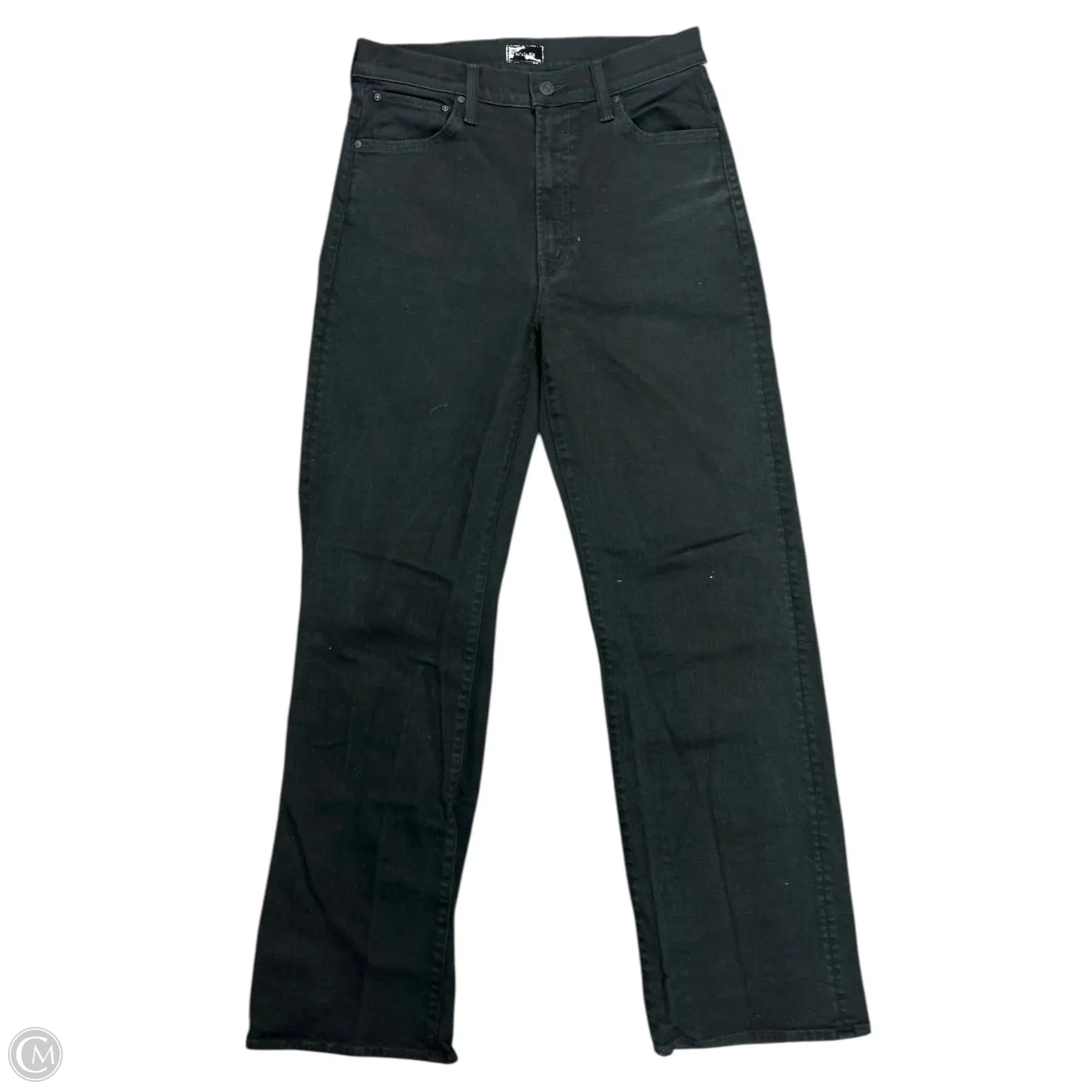 Jeans Wide Leg By Mother Jeans In Black Denim. Size: 4