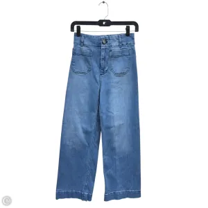 Jeans Wide Leg By Pilcro In Blue Denim. Size: 2