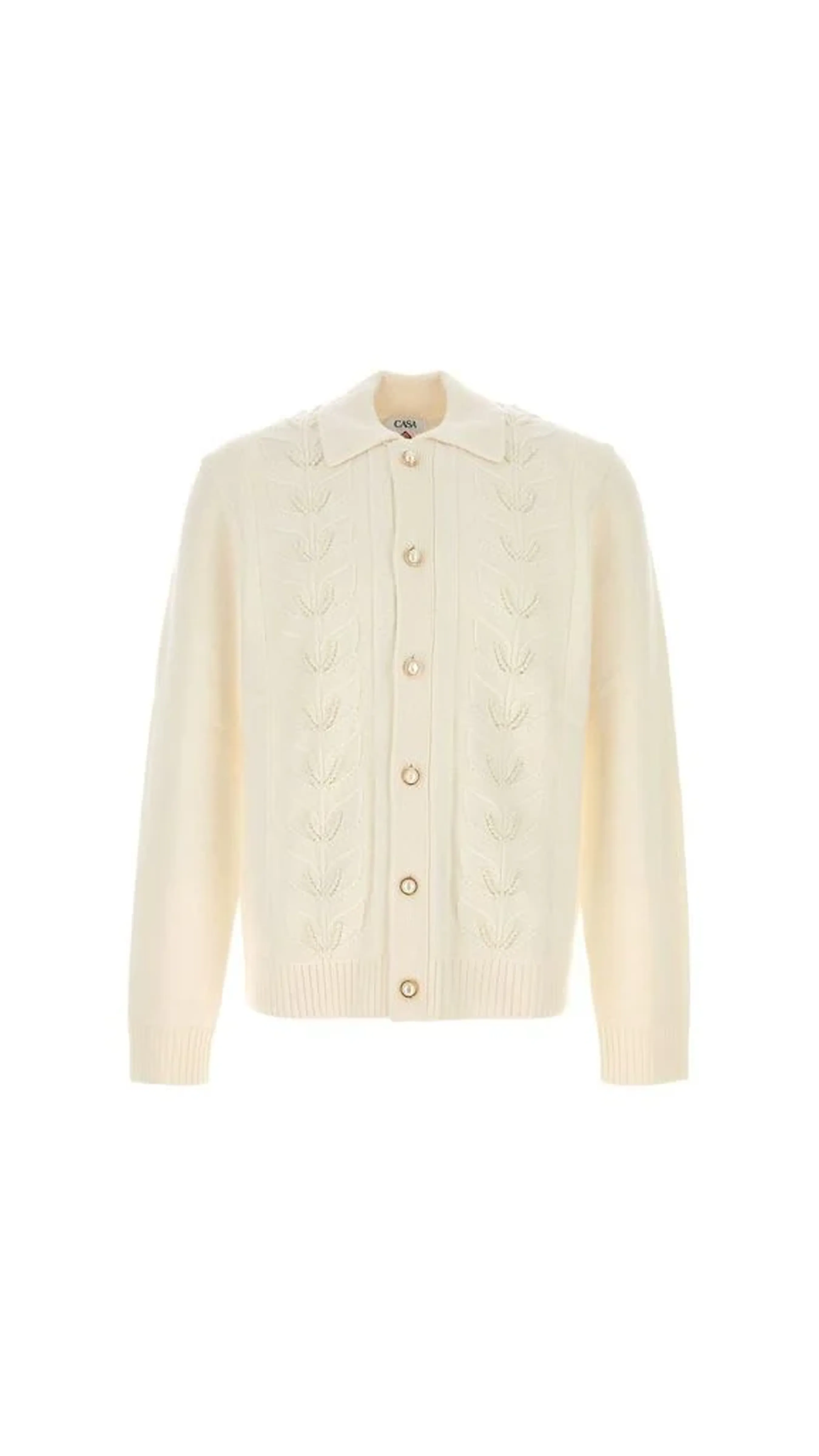 Merino Wool Jumper - White