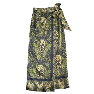 Skirt Maxi By Antonio Melani In Green. Size:2