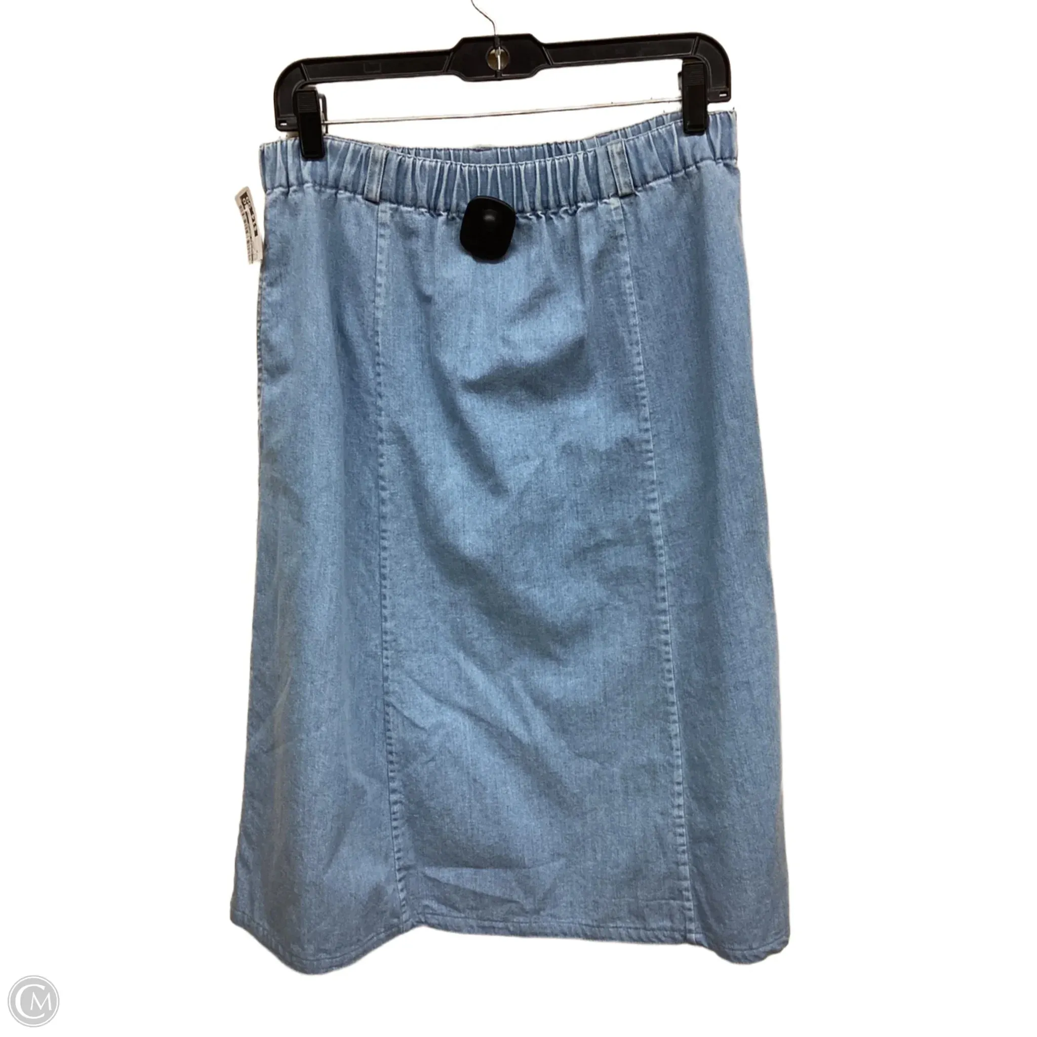 Skirt Maxi By Clothes Mentor In Blue Denim. Size: M