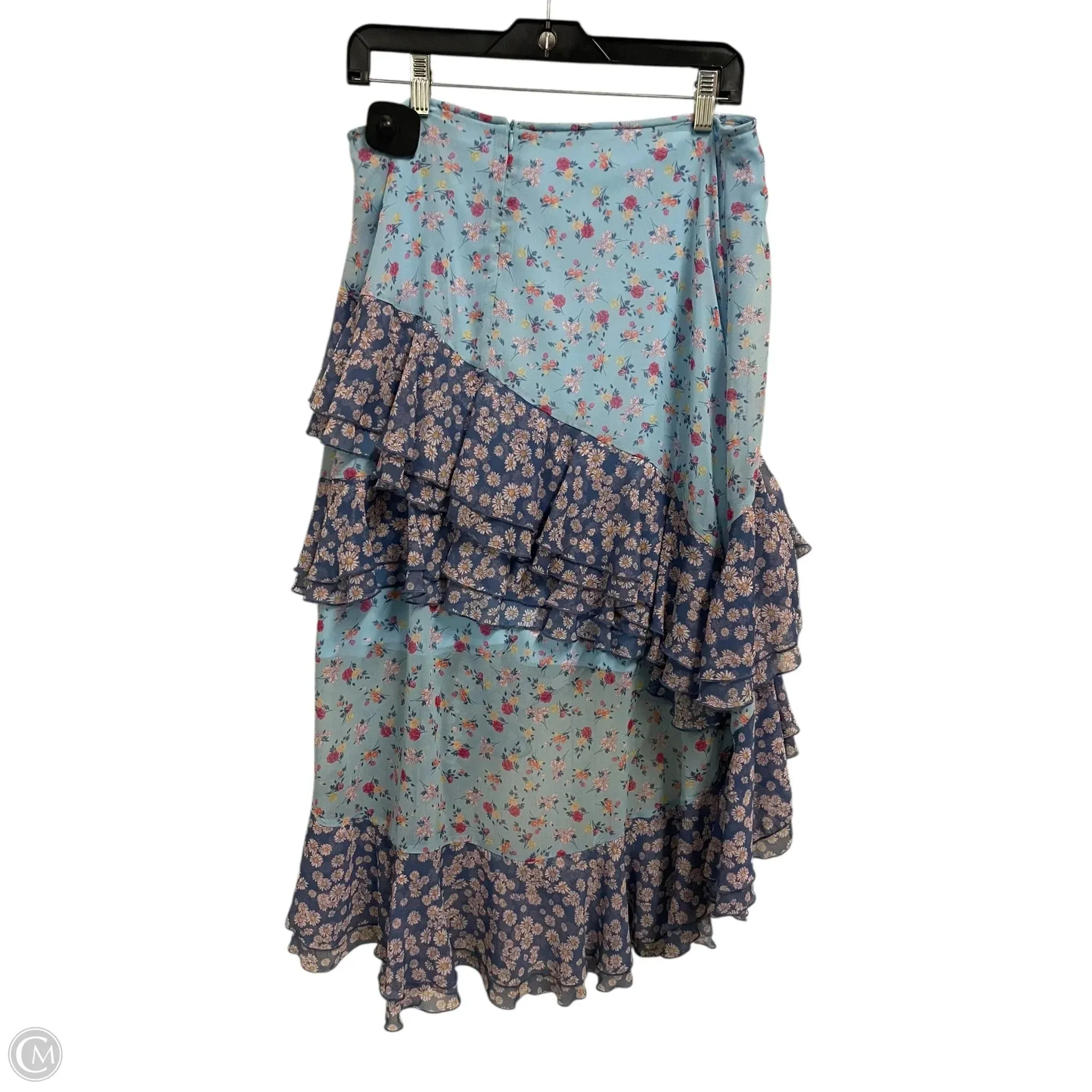 Skirt Midi By Cristina In Multi-colored. Size: 8