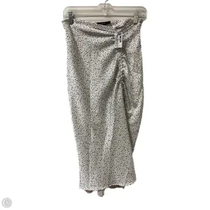 Skirt Midi By Forever 21 In Black & White. Size: 8
