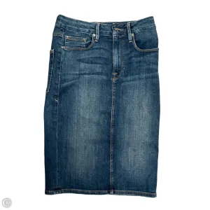 Skirt Midi By Good American In Blue Denim. Size: 4