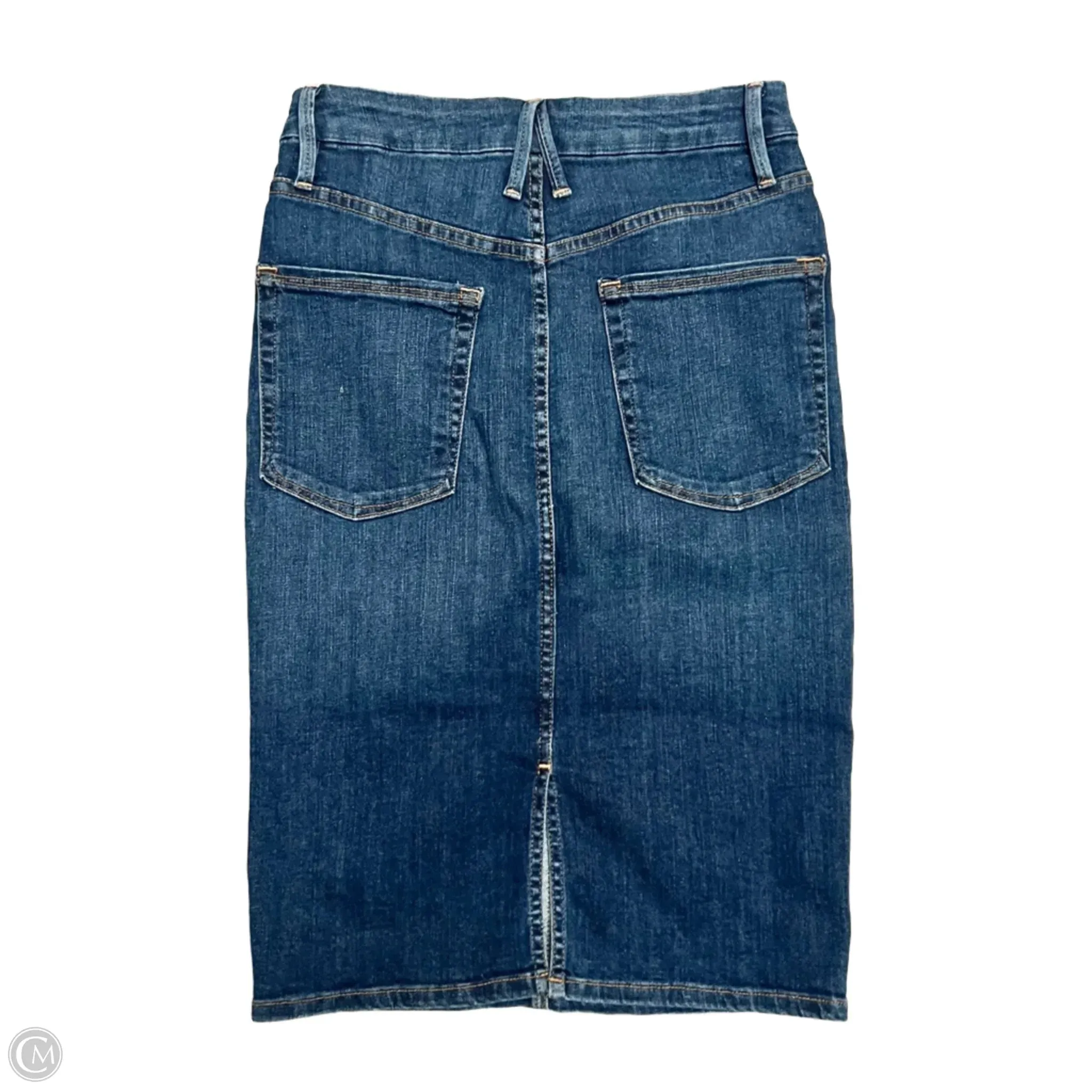 Skirt Midi By Good American In Blue Denim. Size: 4