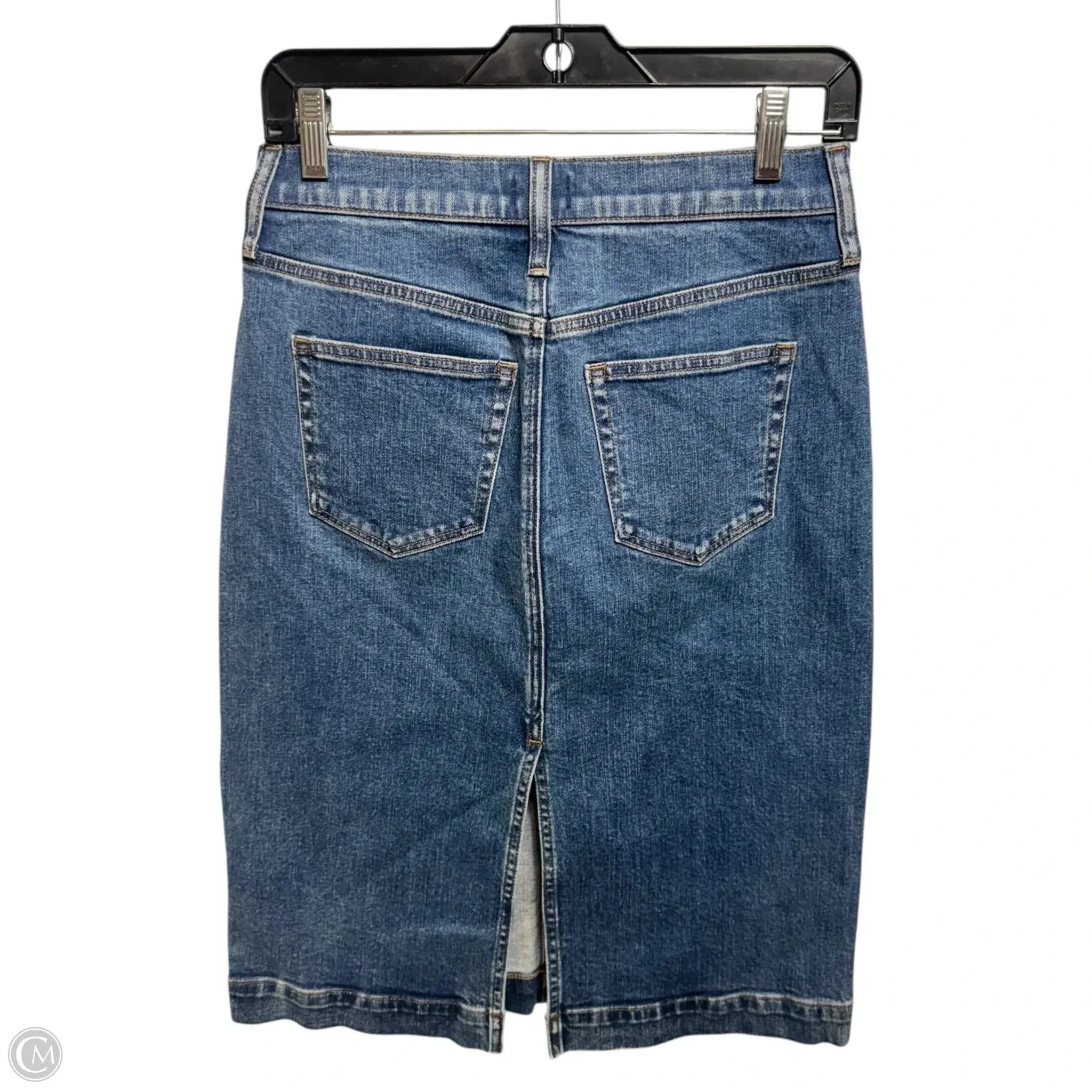 Skirt Midi By J. Crew In Blue Denim. Size: S