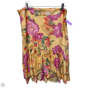 Skirt Midi By Mlle Gabrielle In Floral Print. Size: 16
