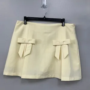 SKIRT MINI & SHORT by ALTARD STATE In YELLOW. Size: XL