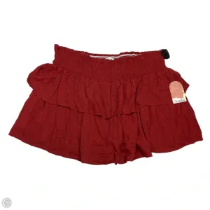 Skirt Mini & Short By Arula In Red. Size: 3x