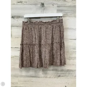 Skirt Mini & Short By Clothes Mentor In Animal Print. Size: 12