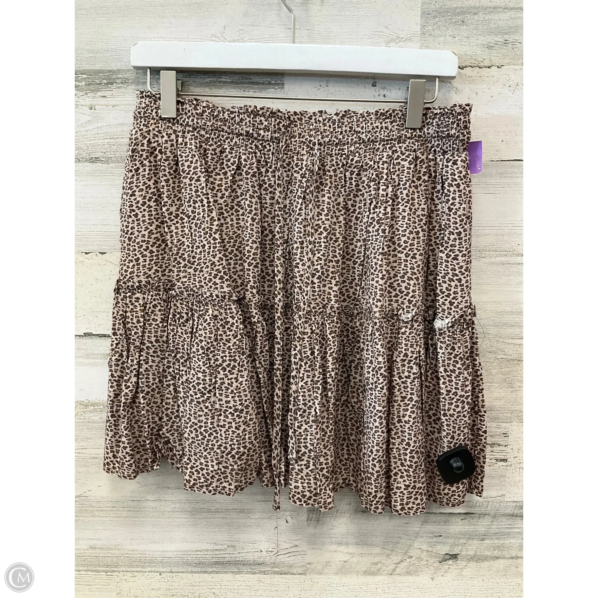 Skirt Mini & Short By Clothes Mentor In Animal Print. Size: 12