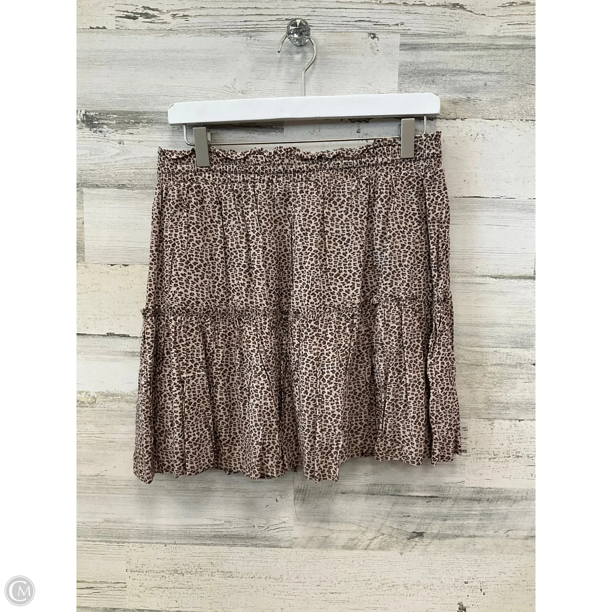 Skirt Mini & Short By Clothes Mentor In Animal Print. Size: 12