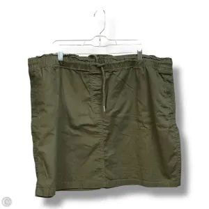 Skirt Mini & Short By Croft And Barrow In Green. Size: 2x