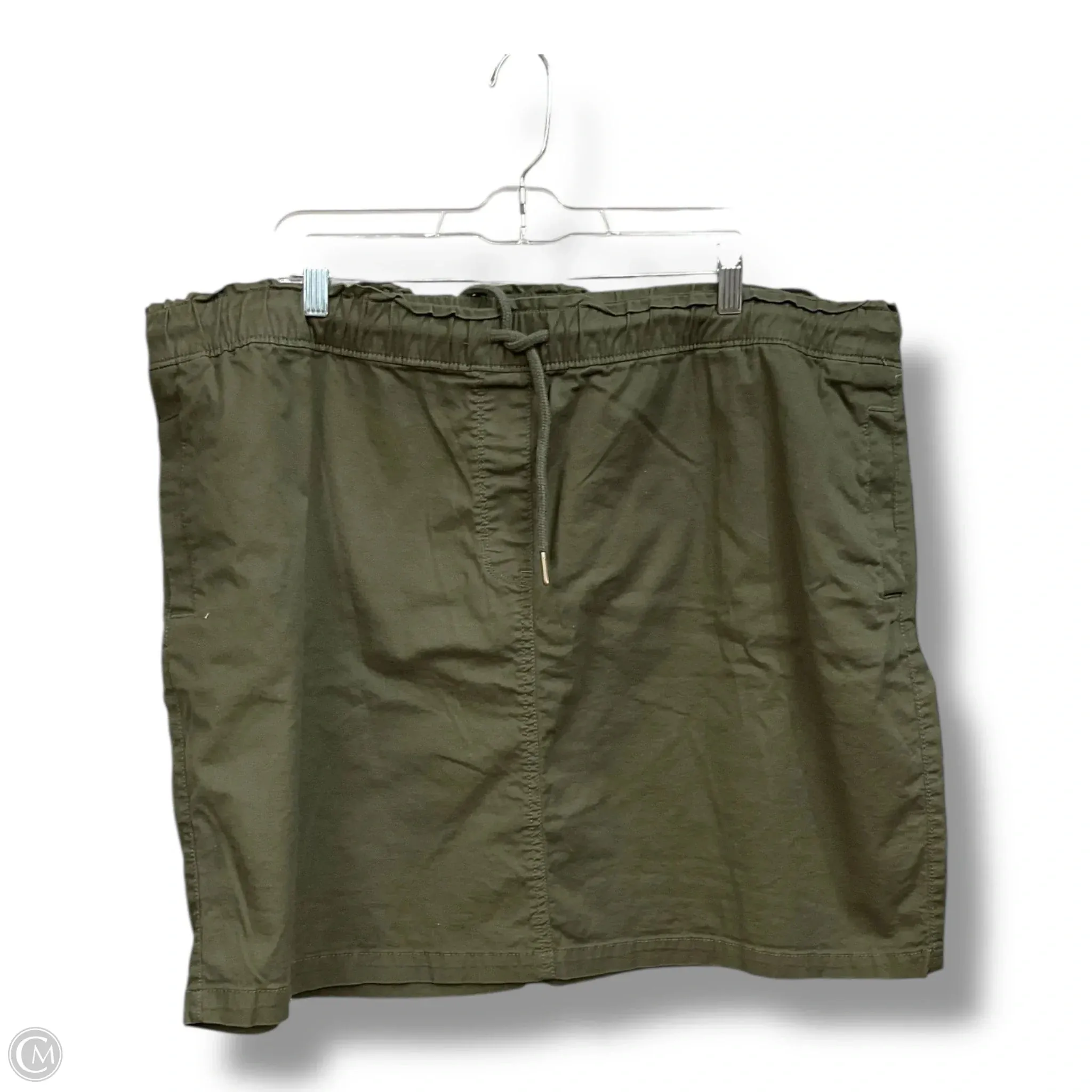 Skirt Mini & Short By Croft And Barrow In Green. Size: 2x