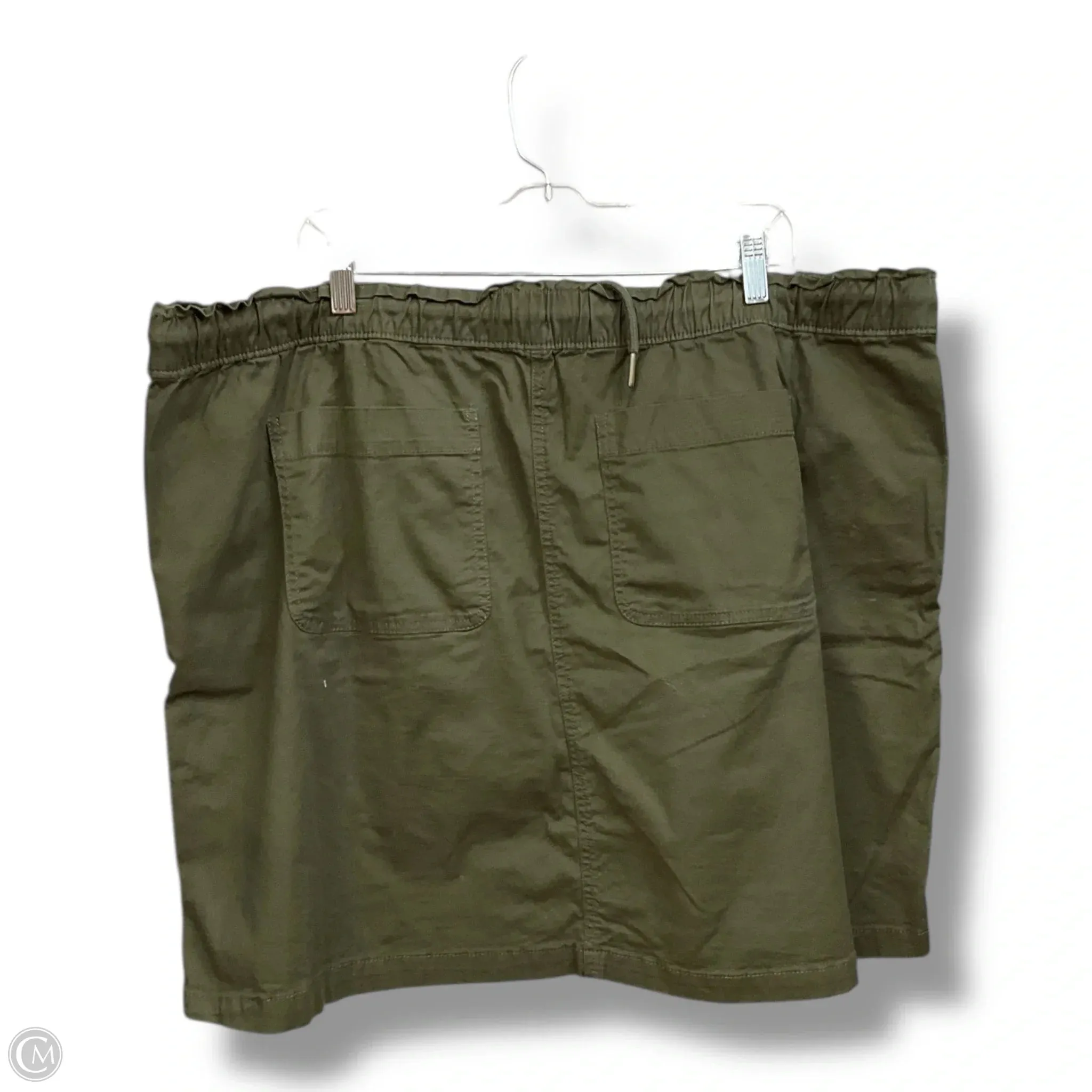 Skirt Mini & Short By Croft And Barrow In Green. Size: 2x
