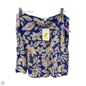 Skirt Mini & Short By Gianni Bianni In Blue & Tan. Size: 10