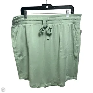 Skirt Mini & Short By Lou And Grey In Green. Size: Xl