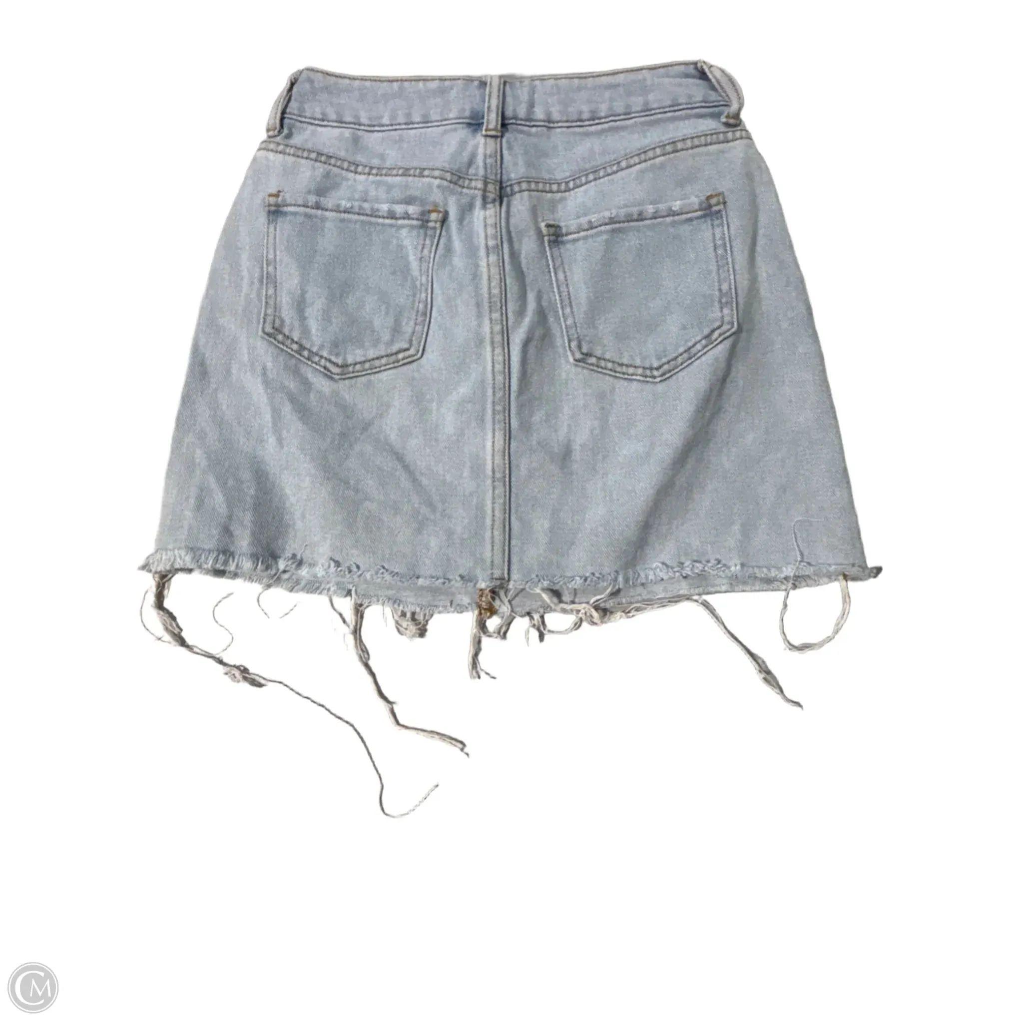 Skirt Mini & Short By Pacsun In Blue Denim. Size: 0
