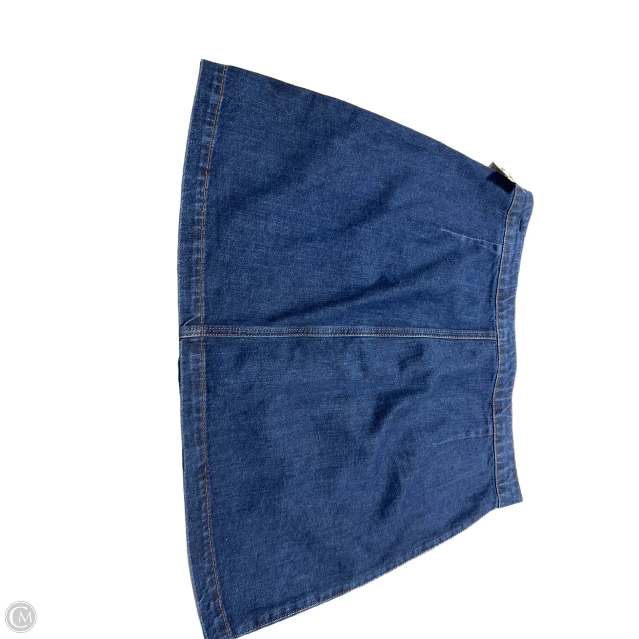 Skirt Mini & Short By Top Shop In Blue Denim. Size: 16