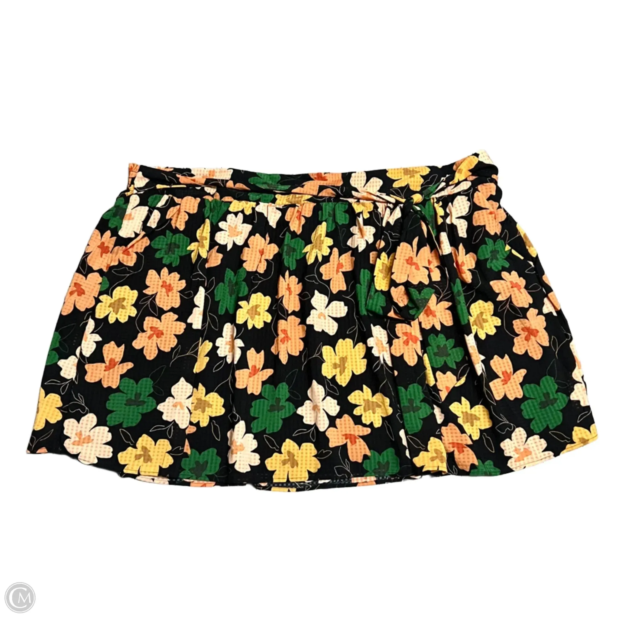 Skirt Mini & Short By Who What Wear In Black & Orange. Size: 4x