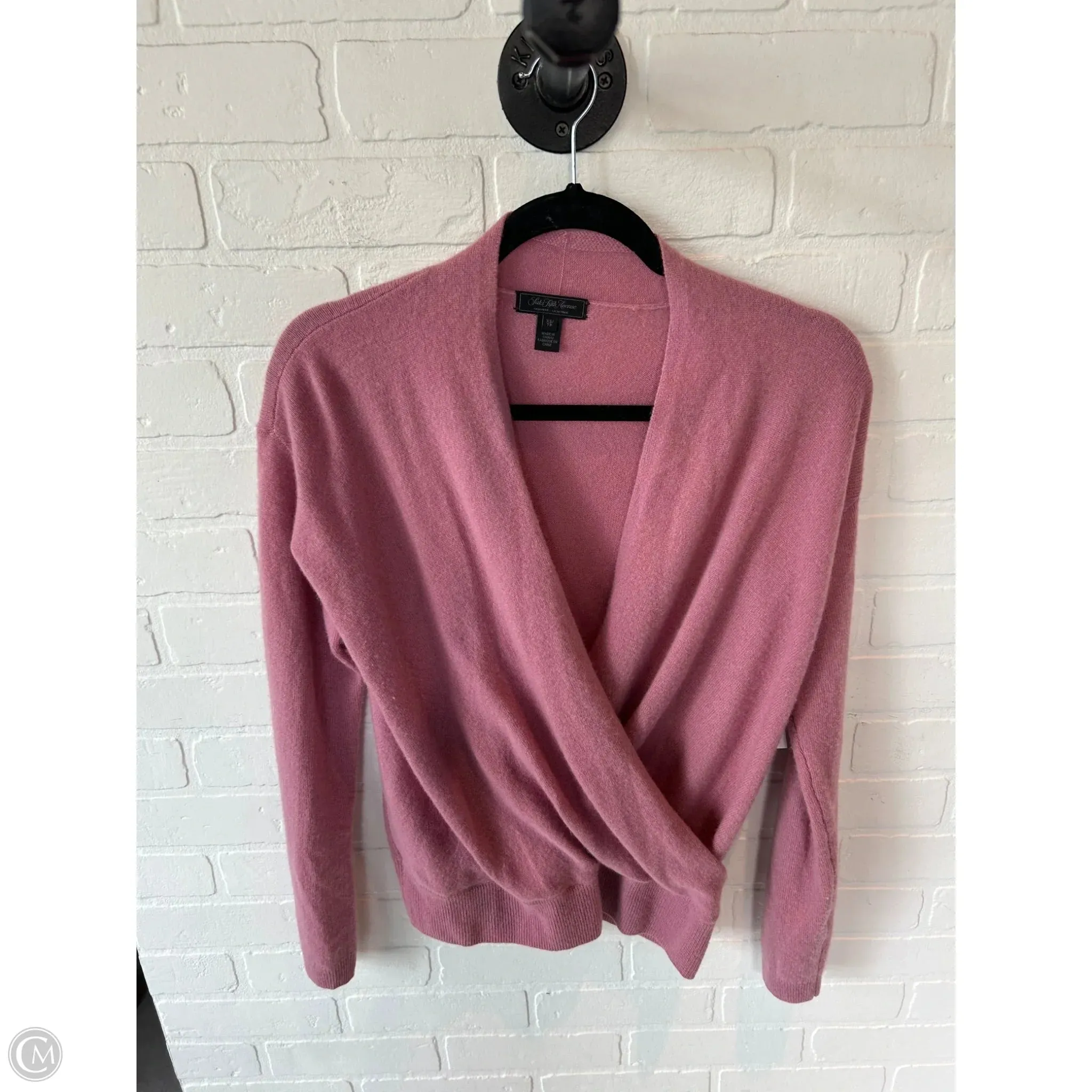 Sweater Cashmere By Saks Fifth Avenue In Pink. Size: Xs