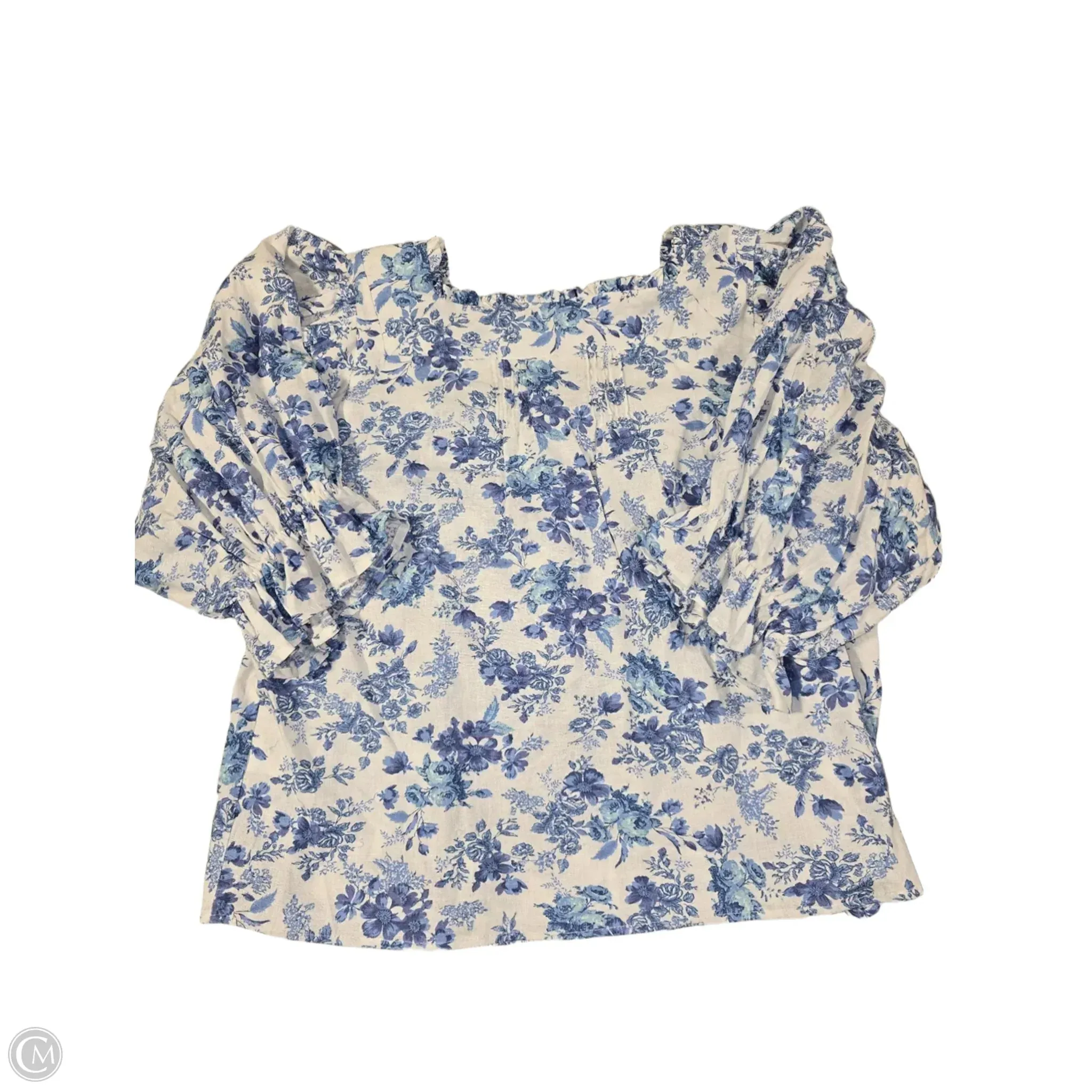 Top Long Sleeve By Cupcakes And Cashmere In Floral Print. Size: L