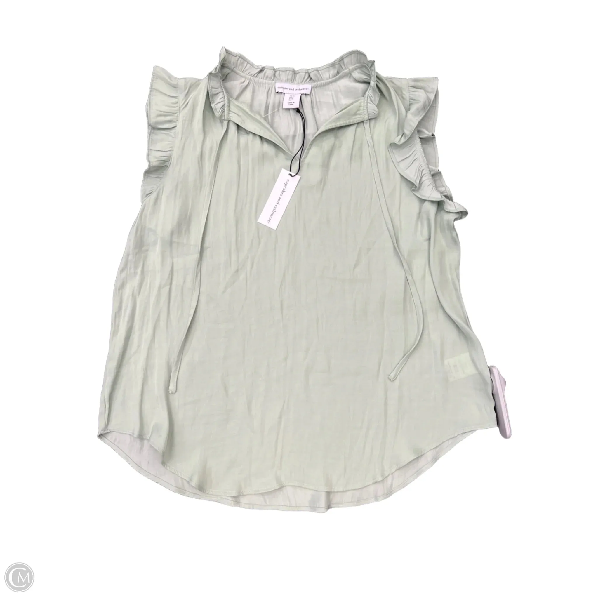 Top Sleeveless By Cupcakes And Cashmere In Green. Size: S