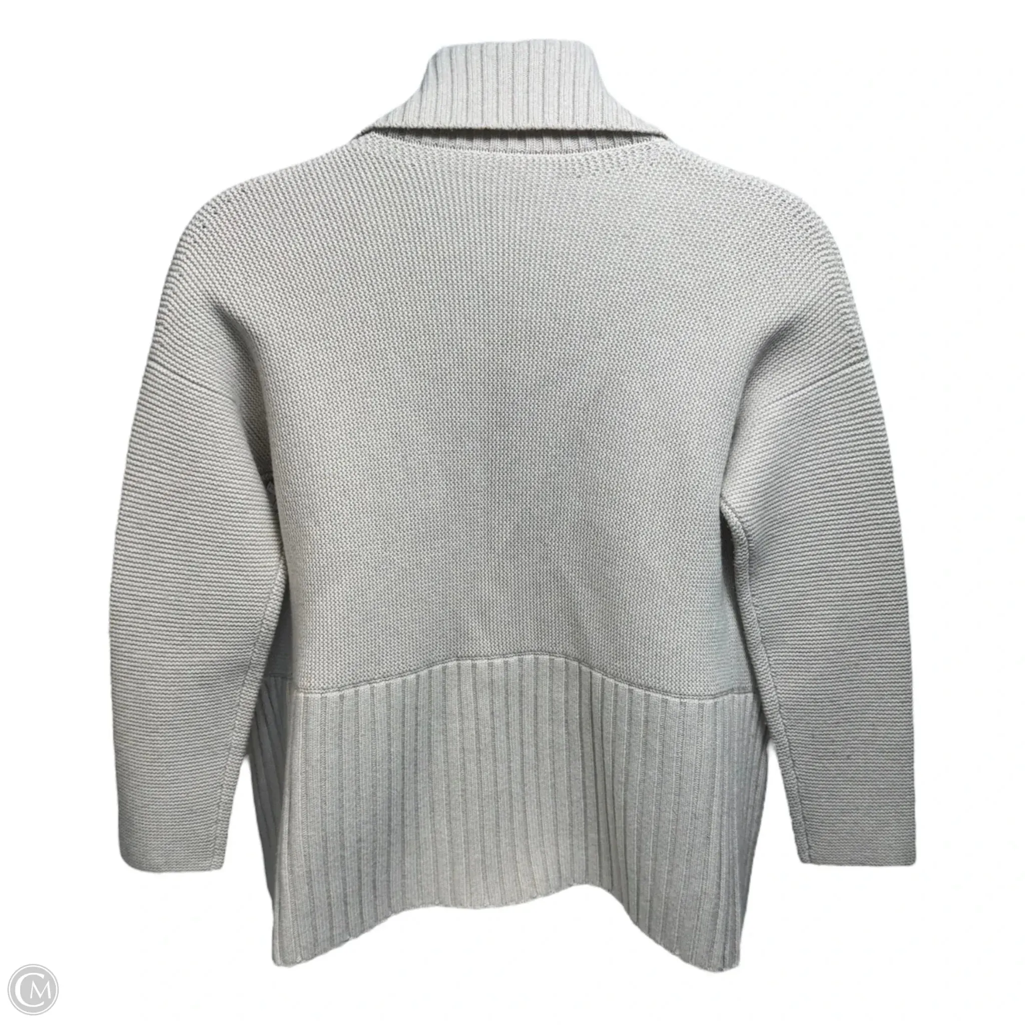 Wool & Cashmere Sweater Cardigan Designer By Lafayette 148 In Cream. Size: M