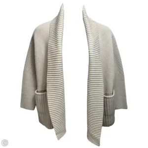 Wool & Cashmere Sweater Cardigan Designer By Lafayette 148 In Cream. Size: M